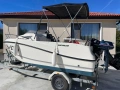 Лодка Quicksilver 455 Cabin 2017 с регистриран колесар, снимка 11