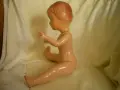 Антикварна кукла  модел от средата на миналия век, изработена може би бакелит , снимка 2