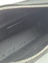 Нова дамска чанта Trussardi - черна crossbody с широк лого колан, снимка 4