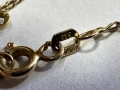 Златен синджир с кръст  14к, 2,78гр, снимка 8