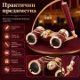 Луксозен театрален бинокъл с дръжка за театър опера концерти балет подарък с увеличение 3×25, снимка 8