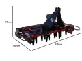 Активна брана за трактор GeoTech PRO ER 130 | 130 см | 25–35 к.с., снимка 6