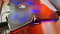 Охладителна подложка Klim Wind RGB за лаптопи до 17.3 инча черна rgb осветление с кутия като нова, снимка 8
