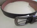 Нов кожен мъжки колан от Монголия, черен,110 см, снимка 6