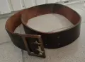 Стар военен офицерски кожен колан, снимка 1