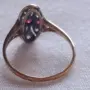 Лот от пръстени с рубини. Сребро с позлата., снимка 6