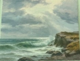 А.Панагонов-Бурно море край Камен бряг, снимка 3