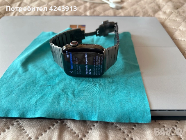 Apple Watch 7 stainless steel , снимка 3 - Смарт часовници - 54172015