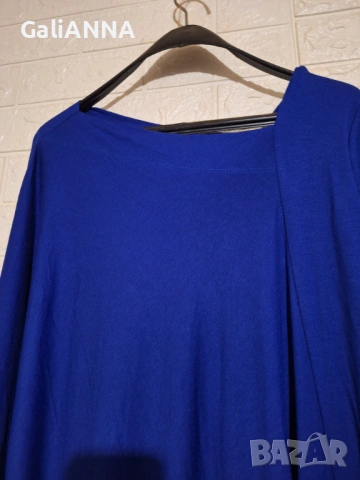 СТРАХОТНА АСИМЕТРИЧНА ТУНИКА 2XL-3XL, снимка 2 - Туники - 54496123