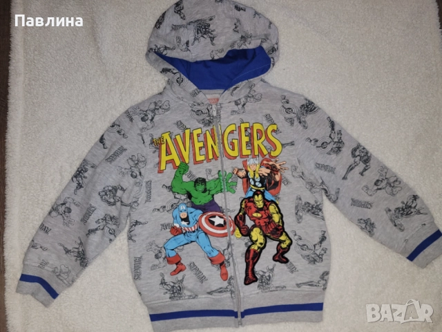 Детски Суитшърт и Тениска Avengers - 5/6г, снимка 2 - Детски комплекти - 55123867