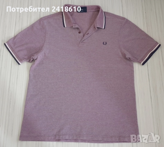 Fred Perry Pique Cotton Slim Fit Mens Size XL ОРИГИНАЛ! Мъжка Тениска!, снимка 13 - Тениски - 55143248