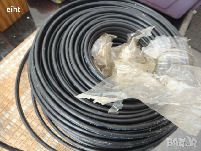 LAN кабел с носещо въже (стоманено) 100м.