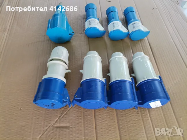 Промишлени контакти  SCHNEIDER 2P,IP44,16A  и SCAME  2P,IP44,32A, снимка 14 - UPS захранвания - 46502274