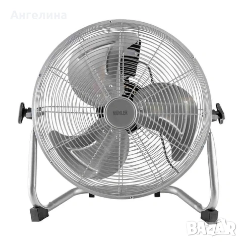 Вентилатор подов 18'' Muhler FM-1813, 100W, индустриален, метален, снимка 7 - Вентилатори - 55128916