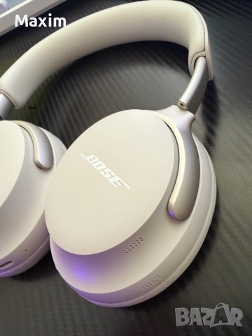 Bose QuietComfort Ultra бял (1st gen) - перфектно състояние, снимка 4 - Слушалки и портативни колонки - 54980765