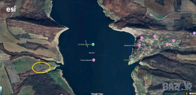 Земеделска земя до с. Дебелец - яз. Цонево - 2250 лв. декара - 4 категория - 18 ДКА, снимка 4 - Земеделска земя - 54062417