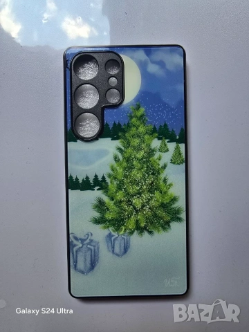 Калъфи за Samsung S25 Ultra със стъклен гръб и авторски дигитални рисунки, снимка 5 - Калъфи, кейсове - 54978840