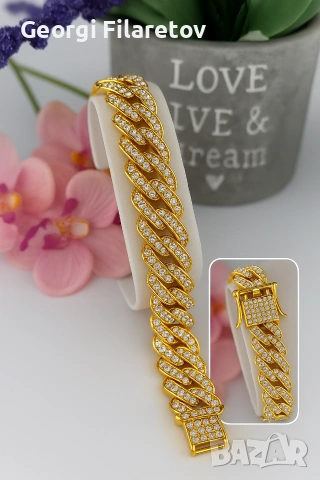 Луксозна гривна “Diamond Chain Thick”