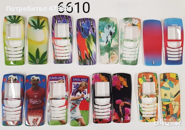Панели за Nokia 6610; Nokia 6610 с дизайн 6100; Nokia 6100; Nokia 8310 ; Nokia 6600