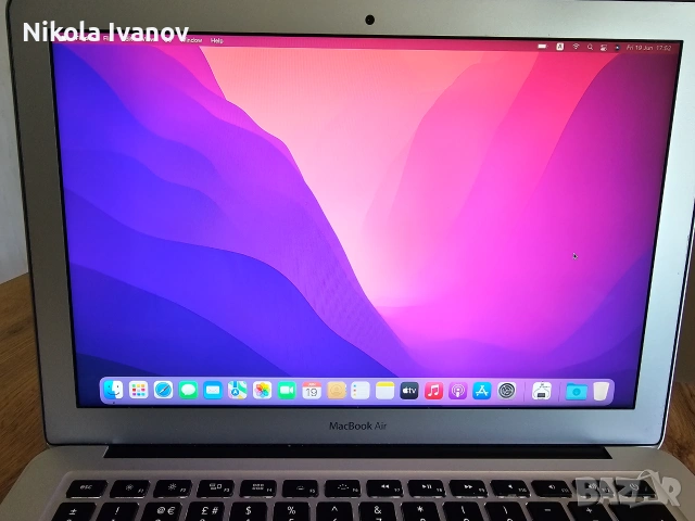 MacBook Air 13" (2017) | i5 | 8GB RAM | 128GB SSD | ЧИСТО НОВА Батерия + Оригинално зарядно, снимка 2 - Лаптопи за дома - 54972759