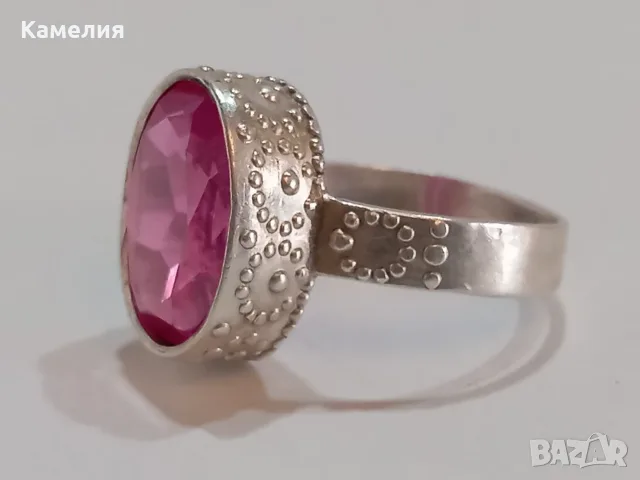 Руско сребро. Пръстен , снимка 5 - Пръстени - 55664145