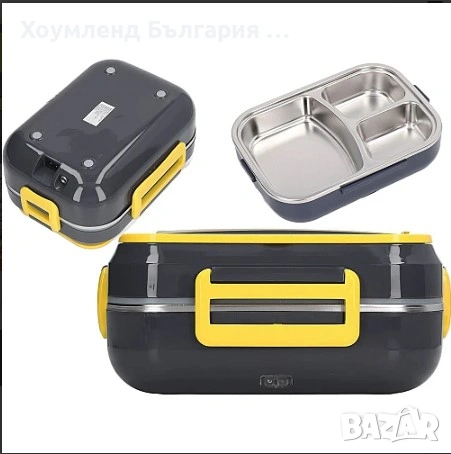 Кутия за затопляне на обяд за 12 или 220V INOX, снимка 5 - Кутии за храна - 54332468