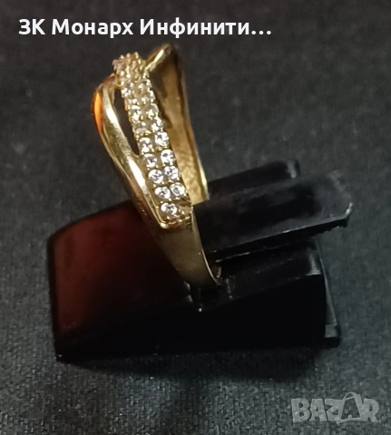 Златен пръстен/585/ , снимка 3 - Пръстени - 54002411