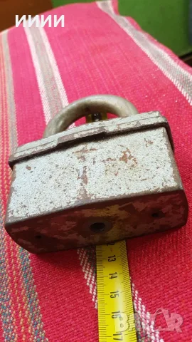 Катинар масивен стоманен, снимка 4 - Антикварни и старинни предмети - 55622954