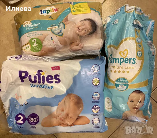 Памперси huggies pampers Pufies 