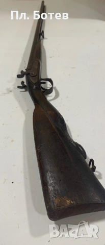 Двуцевна капсулна пушка, снимка 5 - Антикварни и старинни предмети - 54126386