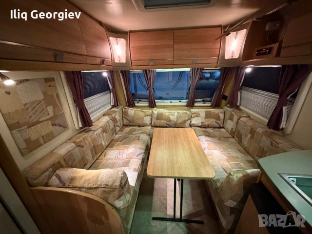 BAILEY PEGASUS-2014г/АЛУМИНИЕВА/ФРЕНСКА СПАЛНЯ/MOVER/ФОРСЕЛТ/ТЕНТА/ДУШ КАБИНА/ТЯГОВ АКУМУЛАТОР, снимка 13 - Каравани и кемпери - 53963920