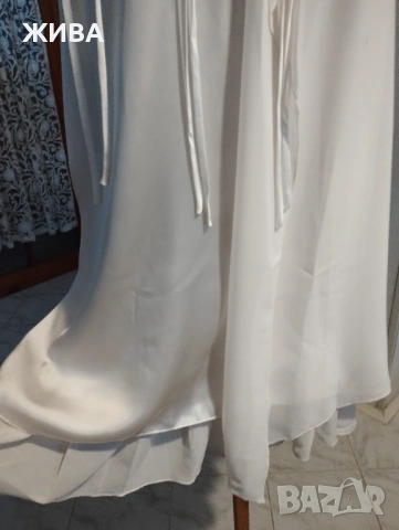 ДАМСКА рокля в цмят "слорова кост", снимка 5 - Рокли - 53949620