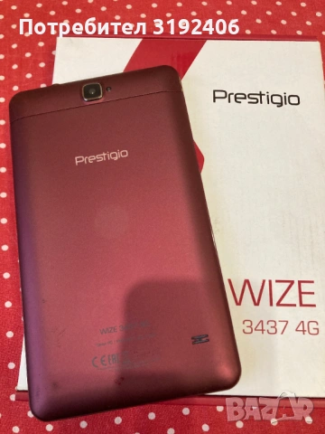 Нов, неизползван таблет Prestigio WIZE 3437 4G, снимка 2 - Таблети - 54305825