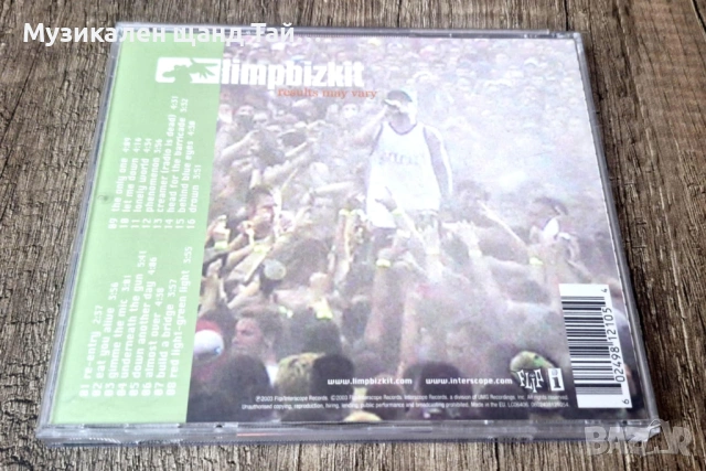 Компакт Дискове - Рок Метъл: Limp Bizkit - Results May Vary, снимка 2 - CD дискове - 54495467