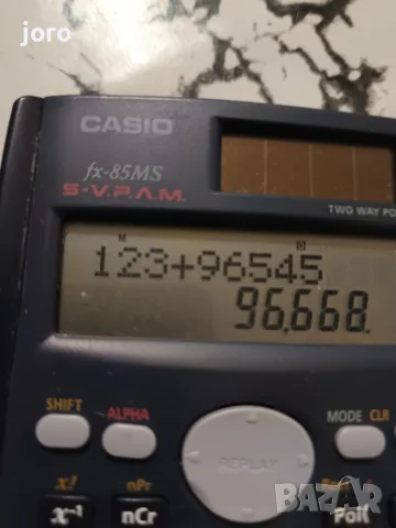 casio fx 85ms научен калкулатор , снимка 3 - Друга електроника - 55353006