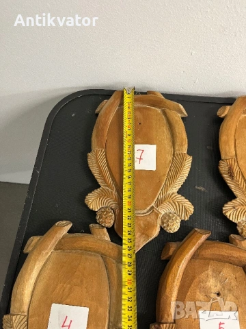 Дърворезбовани поставки за трофеи, снимка 7 - Декорация за дома - 54346357