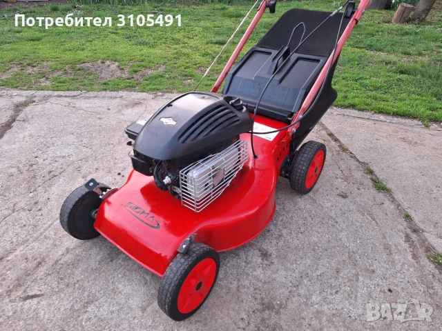 Косачка Briggs ALKO 4.5к.с. 48см самоходна мулчираща с кош, снимка 9 - Градинска техника - 54115073