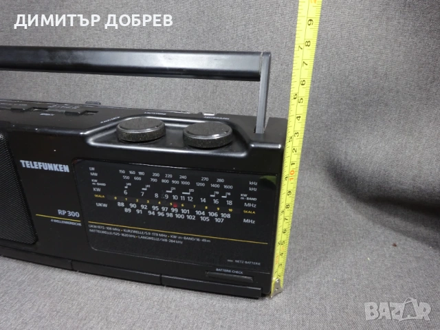 СТАР РЕТРО ТРАНЗИСТОР РАДИО TELEFUNKEN RP 300 AM FM SW LW GERMANY, снимка 8 - Радиокасетофони, транзистори - 54039428