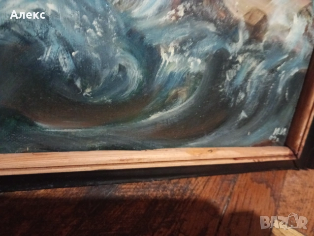 Маслена картина от БГ автор., снимка 6 - Картини - 54117294