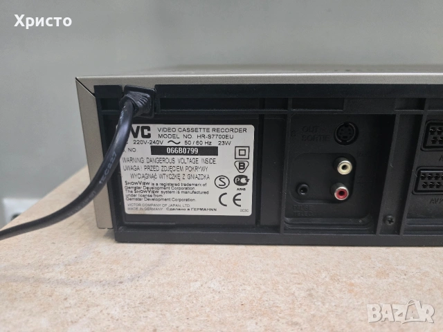 📼 JVC HR-S7700 📼🔊 S-VHS hi-fi stereo, снимка 6 - Плейъри, домашно кино, прожектори - 54912123
