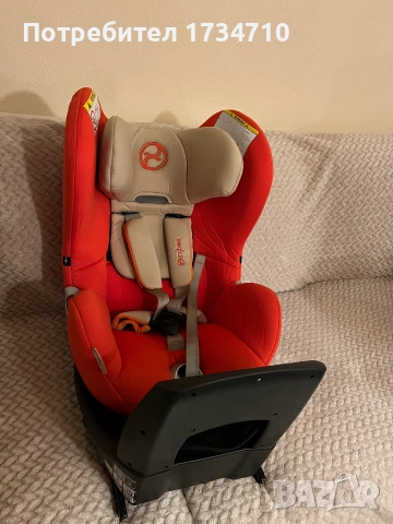 Детско столче за кола Cybex Sirona (0-18 кг) с 360° въртяща се ISOFIX база и преден предпазен щит, снимка 6 - Столчета за кола и колело - 55194335