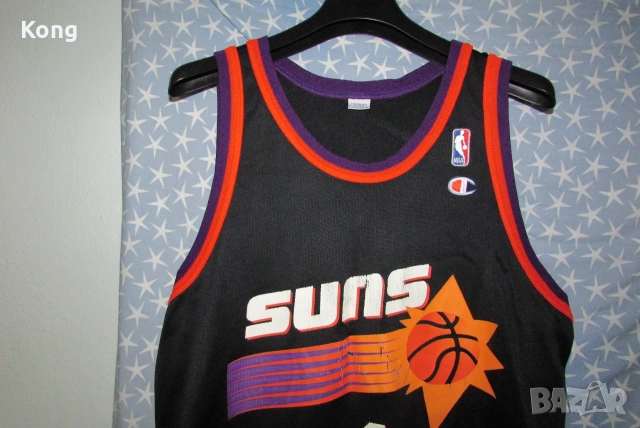 Баскетбол винтидж потник Champion Phoenix Suns Michael Finley NBA Adidas Iversen Адидас НБА