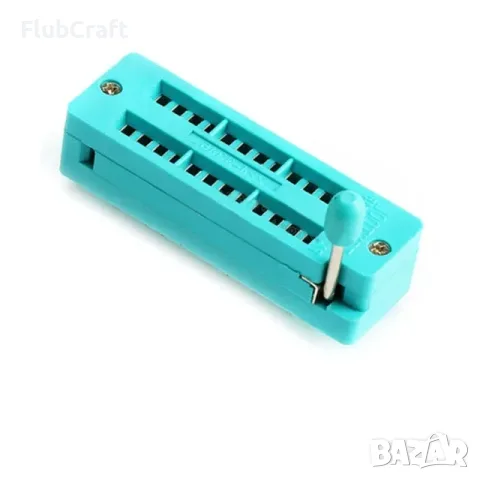 Цокъл за програматор ZIF, 24Pin, растер 2.54mm