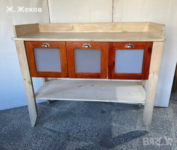 Масивен кухненски шкаф / остров, снимка 2 - Шкафове - 55681236