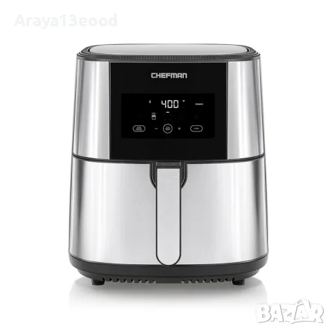 Дигитален еър фрайър Chefman TurboFry Touch XL 7.6L, 1800W, сензорно управление, снимка 3 - Фритюрници - 55308314