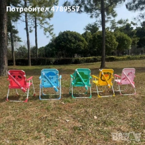 Детски сгъваем стол с чадър , снимка 3 - Други стоки за дома - 54304849