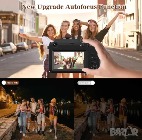HD ултра зум 18x цифров фотоапарат с Wi-Fi, снимка 2 - Фотоапарати - 55303848