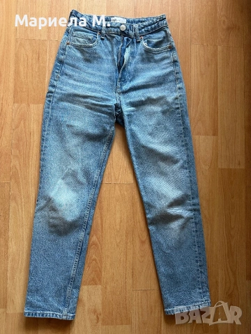 Zara mom jeans, отлични, 34, висока талия