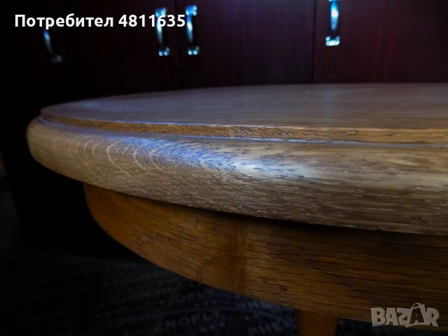 Маса за кафе от масивно дърво, снимка 2 - Маси - 54370842