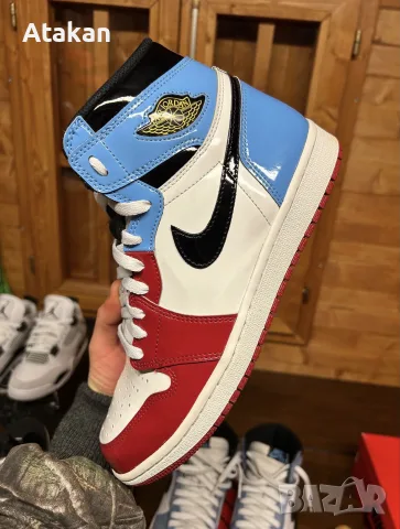 air jordan 1 retro high Fearless UNC Chicago, снимка 4 - Маратонки - 55577275